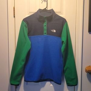 The North Face 1/4 button Youth XL